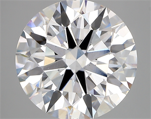 Picture of Lab Created Diamond 6.13 Carats, Round with ideal Cut, D Color, vs1 Clarity and Certified by IGI