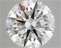 Lab Created Diamond 6.09 Carats, Round with ideal Cut, E Color, vs1 Clarity and Certified by IGI