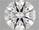 Lab Created Diamond 6.06 Carats, Round with ideal Cut, E Color, vs1 Clarity and Certified by IGI