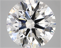 Lab Created Diamond 6.04 Carats, Round with ideal Cut, D Color, vs1 Clarity and Certified by IGI