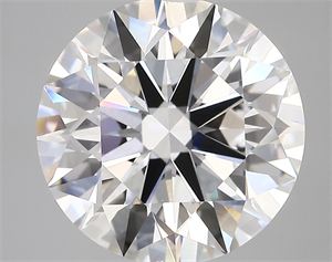 Picture of Lab Created Diamond 6.03 Carats, Round with ideal Cut, D Color, vvs2 Clarity and Certified by IGI