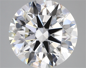 Picture of Lab Created Diamond 5.27 Carats, Round with ideal Cut, D Color, vs1 Clarity and Certified by IGI