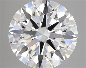 Picture of Lab Created Diamond 5.27 Carats, Round with ideal Cut, E Color, vs1 Clarity and Certified by IGI