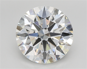 Picture of Lab Created Diamond 4.73 Carats, Round with ideal Cut, F Color, vvs2 Clarity and Certified by IGI