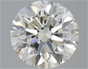 2.51 quilates, Redondo Ideal, Color K, claridad VVS1 y certificado por GIA