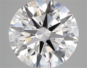 Picture of Lab Created Diamond 4.55 Carats, Round with ideal Cut, D Color, vvs2 Clarity and Certified by IGI