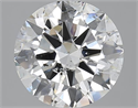 2.80 quilates, Redondo Ideal, Color I, claridad I1 y certificado por GIA