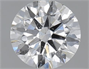 1.01 Carats, Round with Excellent Cut, E Color, I1 Clarity and Certified by GIA