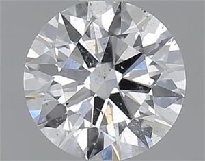Picture of 1.01 Carats, Round with Excellent Cut, E Color, I1 Clarity and Certified by GIA