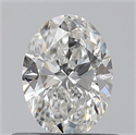 0.50 Carats, Oval G Color, VS2 Clarity and Certified by GIA