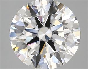Picture of Lab Created Diamond 3.83 Carats, Round with ideal Cut, D Color, vvs2 Clarity and Certified by IGI