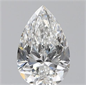 0.50 Carats, Pear F Color, VS2 Clarity and Certified by GIA