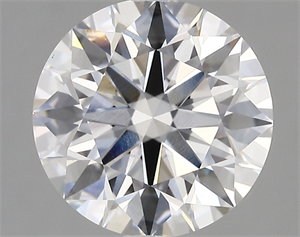 Picture of Lab Created Diamond 3.71 Carats, Round with ideal Cut, D Color, vvs2 Clarity and Certified by IGI