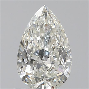 Picture of 0.60 Carats, Pear J Color, SI1 Clarity and Certified by GIA