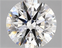 Lab Created Diamond 3.52 Carats, Round with ideal Cut, E Color, vvs1 Clarity and Certified by IGI