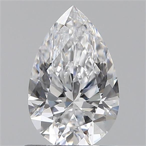 Picture of 0.74 Carats, Pear D Color, IF Clarity and Certified by GIA