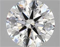 Lab Created Diamond 3.44 Carats, Round with ideal Cut, E Color, vs2 Clarity and Certified by IGI