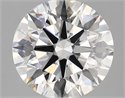 Lab Created Diamond 3.43 Carats, Round with ideal Cut, F Color, vs1 Clarity and Certified by IGI
