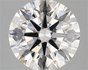 Picture of Lab Created Diamond 3.43 Carats, Round with ideal Cut, F Color, vs1 Clarity and Certified by IGI