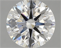 Lab Created Diamond 3.35 Carats, Round with ideal Cut, E Color, vs1 Clarity and Certified by IGI