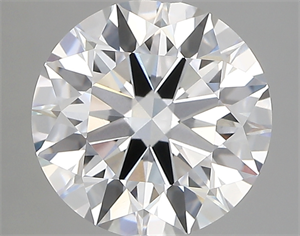 Picture of Lab Created Diamond 3.30 Carats, Round with ideal Cut, E Color, vvs2 Clarity and Certified by IGI
