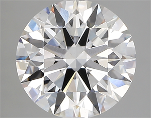 Picture of Lab Created Diamond 3.29 Carats, Round with ideal Cut, F Color, vvs2 Clarity and Certified by IGI