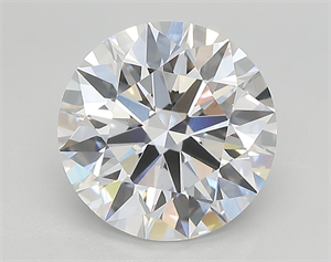 Picture of Lab Created Diamond 3.23 Carats, Round with excellent Cut, D Color, vs1 Clarity and Certified by GIA