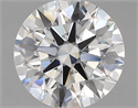 Lab Created Diamond 3.21 Carats, Round with ideal Cut, E Color, vvs2 Clarity and Certified by IGI