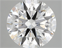 Lab Created Diamond 3.18 Carats, Round with ideal Cut, D Color, vs1 Clarity and Certified by IGI