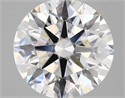 Del inventario de diamantes de laboratorio, 3.17 quilates, Redondo , Color D, claridad vvs2 y certificado IGI