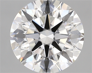 Picture of Lab Created Diamond 3.15 Carats, Round with ideal Cut, D Color, vvs2 Clarity and Certified by IGI