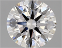 Lab Created Diamond 3.15 Carats, Round with ideal Cut, D Color, vvs2 Clarity and Certified by IGI