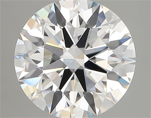 Picture of Lab Created Diamond 3.15 Carats, Round with ideal Cut, D Color, vvs2 Clarity and Certified by IGI