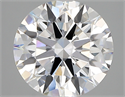 Del inventario de diamantes de laboratorio, 3.14 quilates, Redondo , Color D, claridad vs1 y certificado IGI