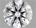 Lab Created Diamond 3.06 Carats, Round with ideal Cut, D Color, vs1 Clarity and Certified by IGI