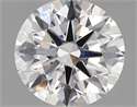 Lab Created Diamond 3.06 Carats, Round with ideal Cut, D Color, vs1 Clarity and Certified by IGI