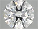 Lab Created Diamond 3.06 Carats, Round with ideal Cut, D Color, vs1 Clarity and Certified by IGI