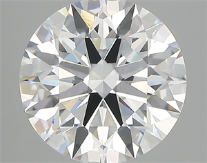 Picture of Lab Created Diamond 3.06 Carats, Round with ideal Cut, D Color, vs1 Clarity and Certified by IGI