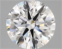 Lab Created Diamond 3.05 Carats, Round with ideal Cut, D Color, vs1 Clarity and Certified by IGI