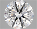 Lab Created Diamond 3.05 Carats, Round with ideal Cut, D Color, vs1 Clarity and Certified by IGI