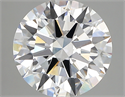 Lab Created Diamond 3.05 Carats, Round with excellent Cut, D Color, vs1 Clarity and Certified by IGI
