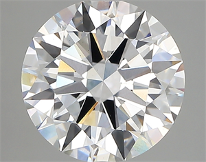 Picture of Lab Created Diamond 3.05 Carats, Round with excellent Cut, D Color, vs1 Clarity and Certified by IGI