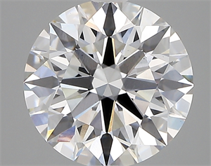 Picture of Lab Created Diamond 2.89 Carats, Round with ideal Cut, E Color, vs1 Clarity and Certified by IGI