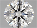 Del inventario de diamantes de laboratorio, 2.87 quilates, Redondo , Color F, claridad vvs2 y certificado IGI