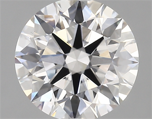 Picture of Lab Created Diamond 2.86 Carats, Round with ideal Cut, D Color, vs1 Clarity and Certified by IGI