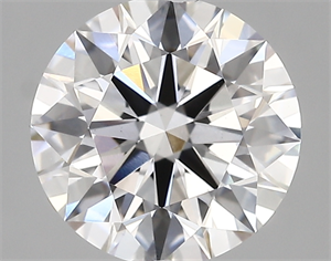 Picture of Lab Created Diamond 2.86 Carats, Round with ideal Cut, D Color, vs1 Clarity and Certified by IGI