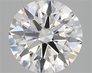 Picture of Lab Created Diamond 2.85 Carats, Round with ideal Cut, D Color, vs1 Clarity and Certified by IGI