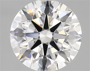 Picture of Lab Created Diamond 2.84 Carats, Round with ideal Cut, D Color, vvs1 Clarity and Certified by IGI
