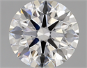 Lab Created Diamond 2.83 Carats, Round with ideal Cut, E Color, vvs2 Clarity and Certified by IGI