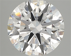 Picture of Lab Created Diamond 2.82 Carats, Round with ideal Cut, E Color, vvs2 Clarity and Certified by IGI